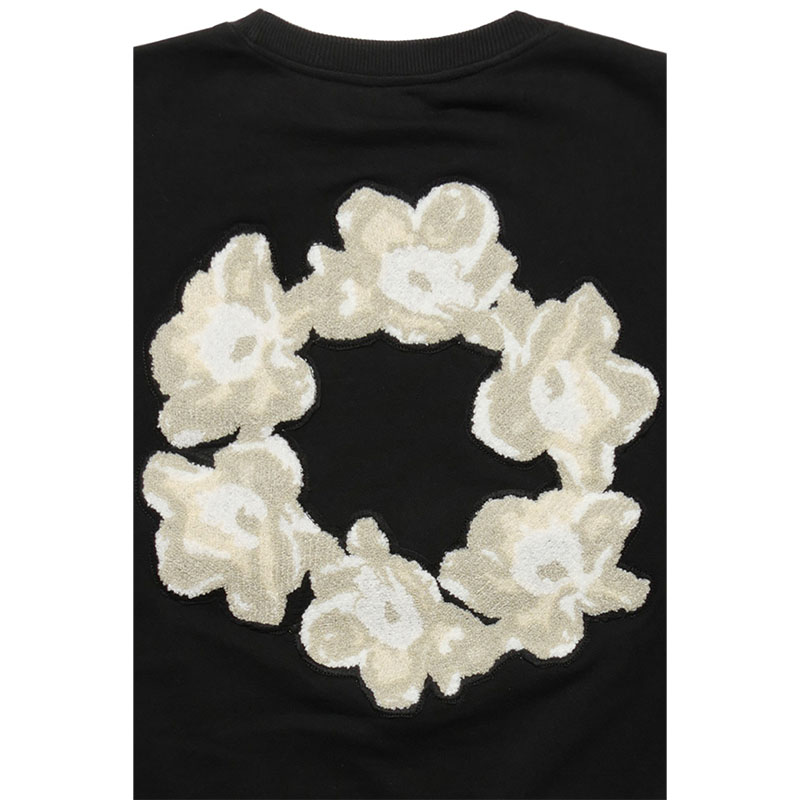 MONTLEY(モーレー)/ CIRCLE FLOWER PILE CREW SWEAT -3.COLOR-