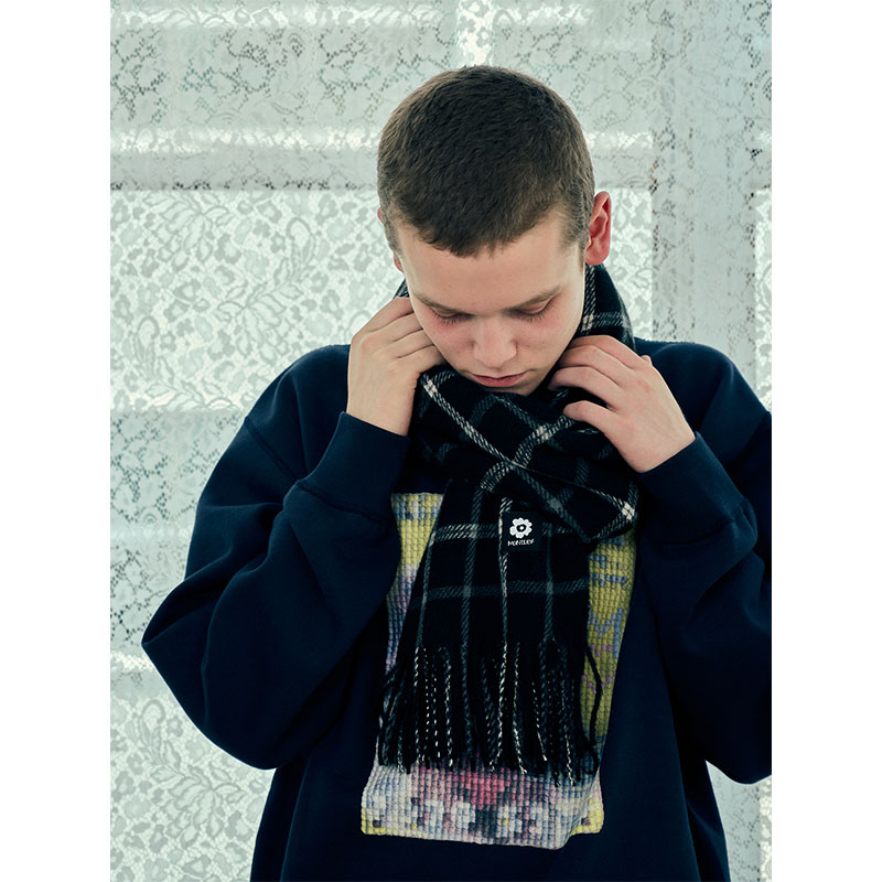 MONTLEY(モーレー)/ CHECK MUFFLER -2.COLOR-