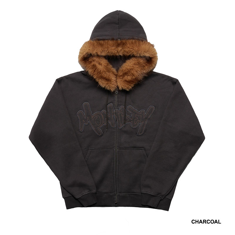 MONTLEY(モーレー)/ FUR ZIP HOOD SW -3.COLOR-
