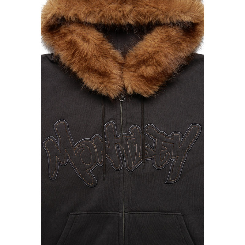 MONTLEY(モーレー)/ FUR ZIP HOOD SW -3.COLOR-
