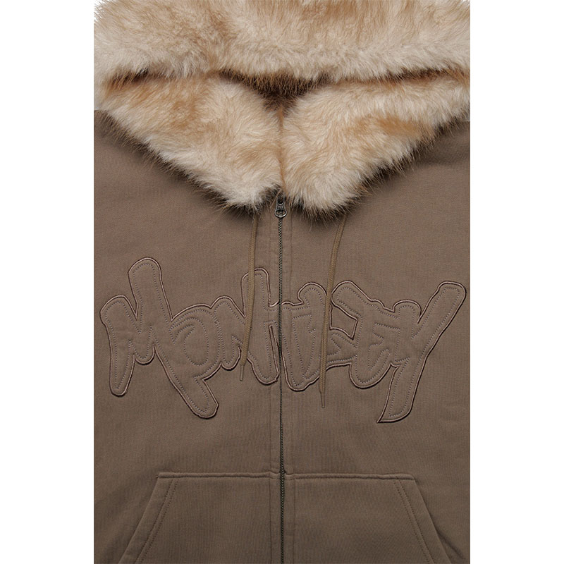 MONTLEY(モーレー)/ FUR ZIP HOOD SW -3.COLOR-