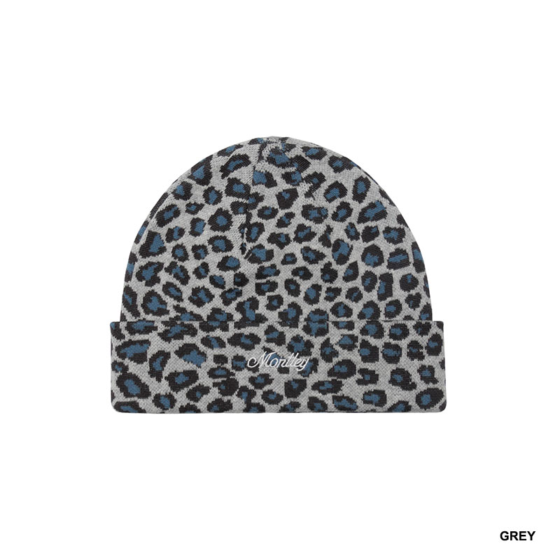 MONTLEY(モーレー)/ LEOPARD KNIT CAP -3.COLOR-
