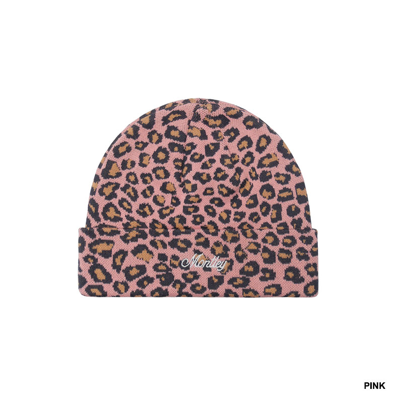 MONTLEY(モーレー)/ LEOPARD KNIT CAP -3.COLOR-