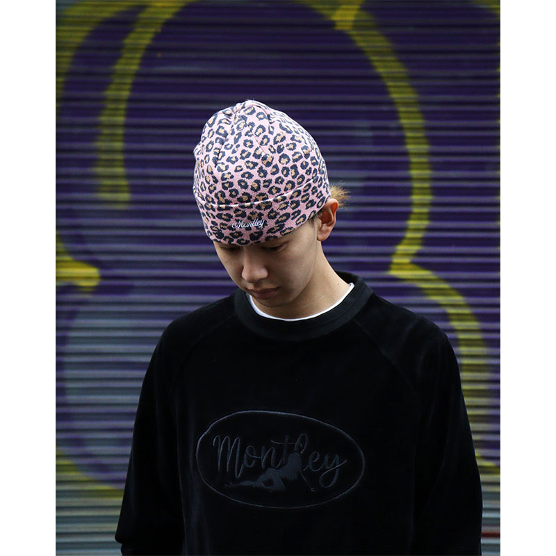 MONTLEY(モーレー)/ LEOPARD KNIT CAP -3.COLOR-