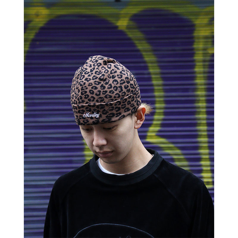 MONTLEY(モーレー)/ LEOPARD KNIT CAP -3.COLOR-