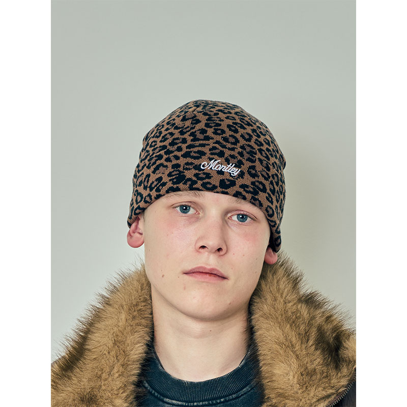 MONTLEY(モーレー)/ LEOPARD KNIT CAP -3.COLOR-