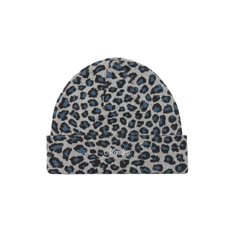 MONTLEY(モーレー)/ LEOPARD KNIT CAP -3.COLOR-(GREY)