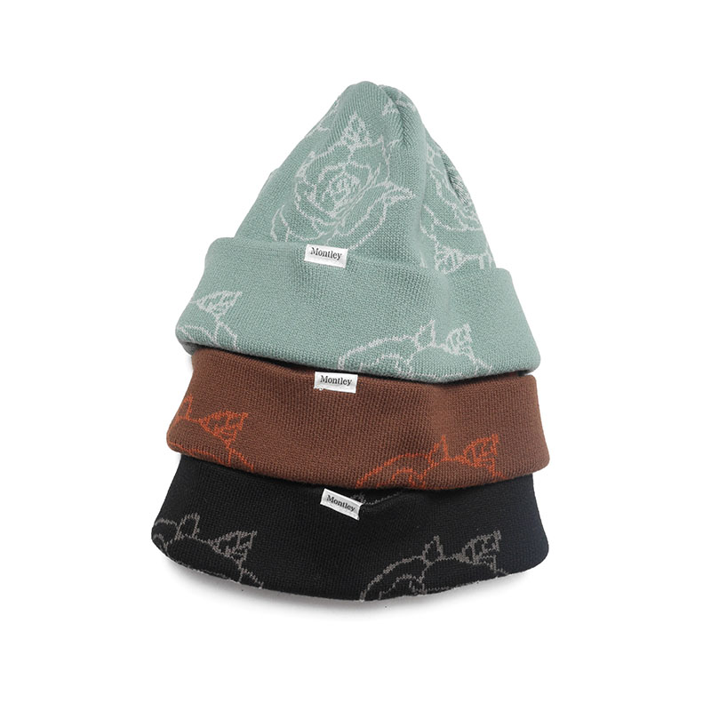 MONTLEY(モーレー)/ ROSE KNIT CAP -3.COLOR-