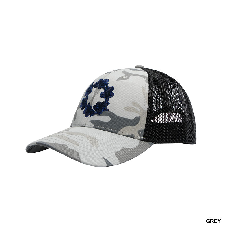 MONTLEY(モーレー)/ CIRCLE FLOWER MESH CAP -3COLOR-