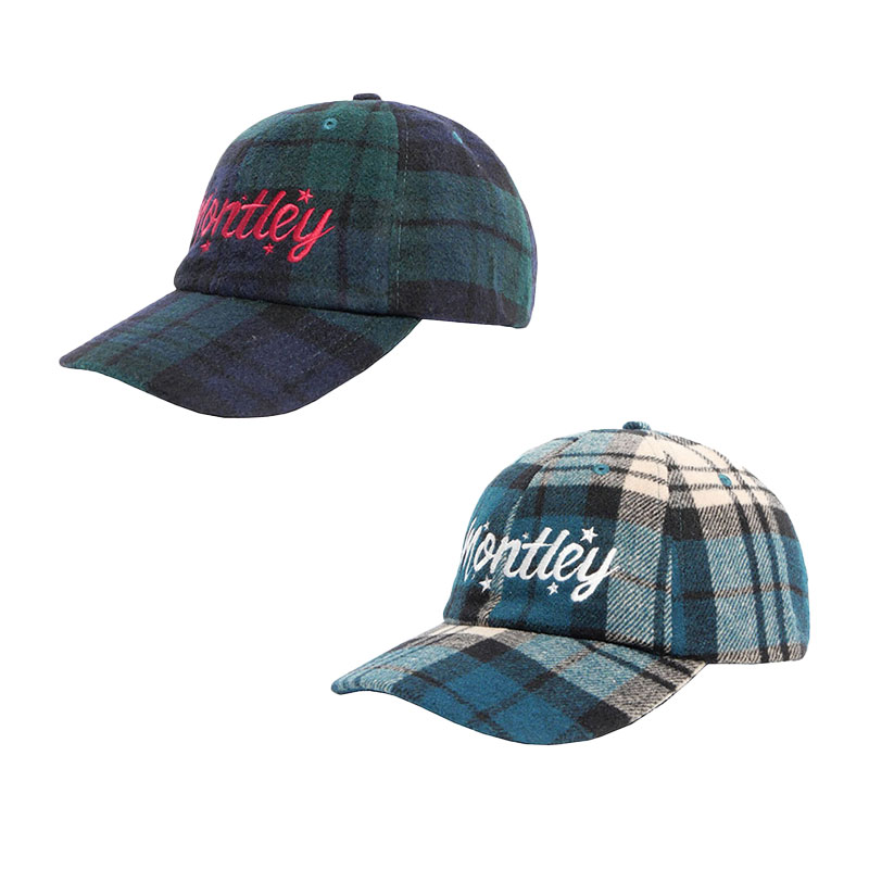 MONTLEY(モーレー)/ LOGO CHECK CAP -2.COLOR-