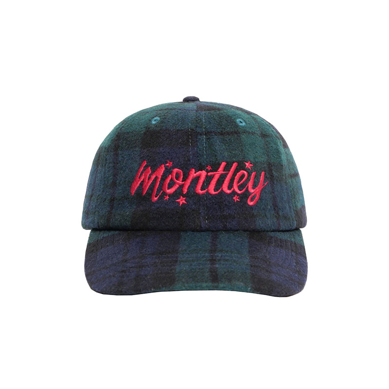 MONTLEY(モーレー)/ LOGO CHECK CAP -2.COLOR-