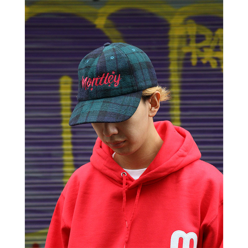 MONTLEY(モーレー)/ LOGO CHECK CAP -2.COLOR-