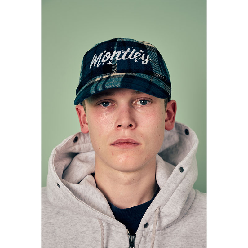 MONTLEY(モーレー)/ LOGO CHECK CAP -2.COLOR-