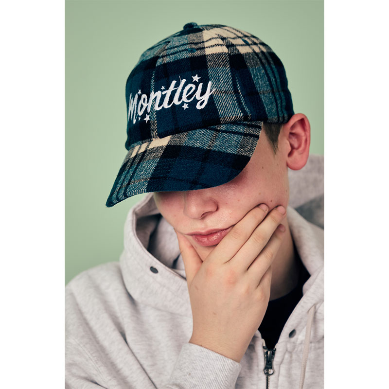 MONTLEY(モーレー)/ LOGO CHECK CAP -2.COLOR-