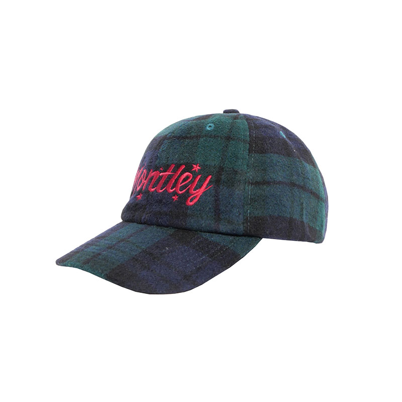 MONTLEY(モーレー)/ LOGO CHECK CAP -2.COLOR-(GREEN)