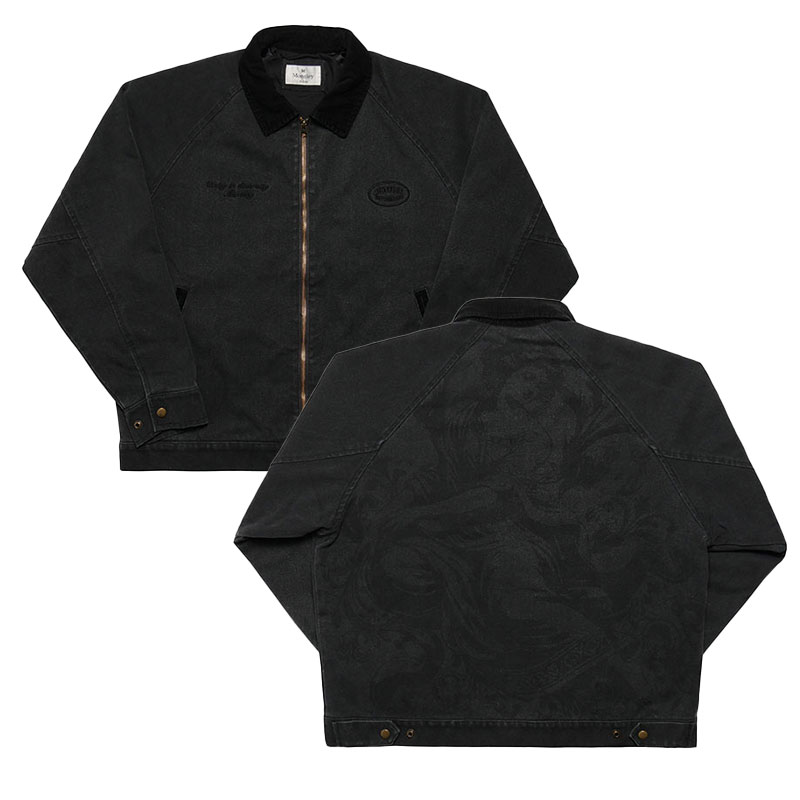 MONTLEY(モーレー)/ GODDESS WASH ZIP JACKET -3.COLOR-(CHARCOAL)
