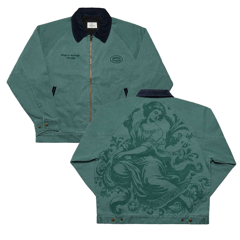 MONTLEY(モーレー)/ GODDESS WASH ZIP JACKET -3.COLOR-(MINT)