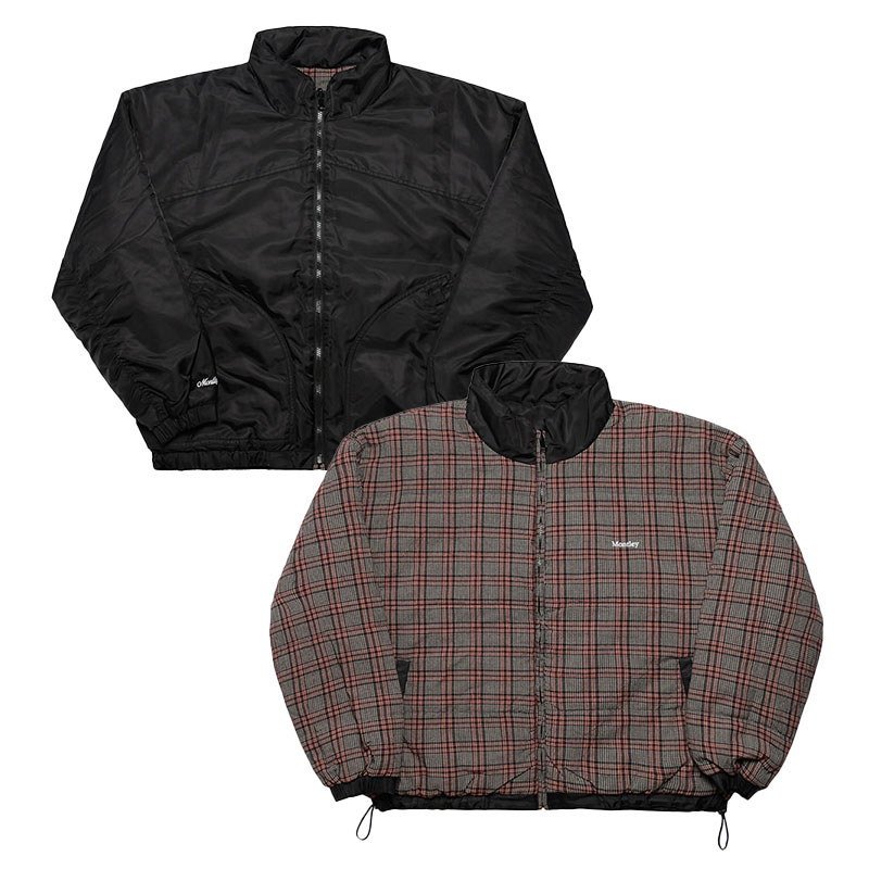 MONTLEY(モーレー)/ REVERSIBLE CHECK PUFF JACKET -2.COLOR-(BLACK)