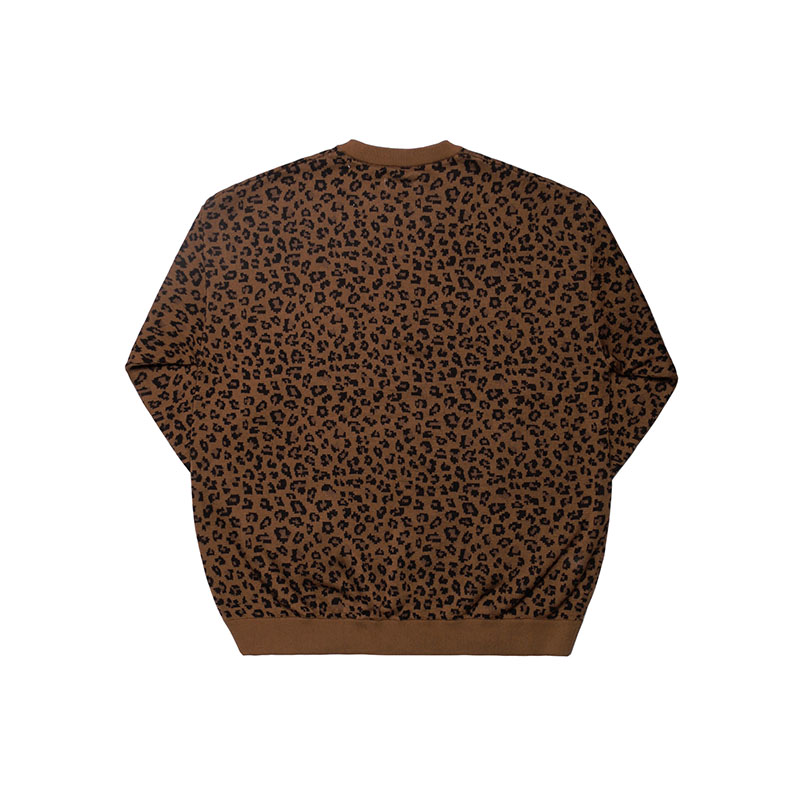 MONTLEY(モーレー)/ LEOPARD CREW KNIT -3COLOR-
