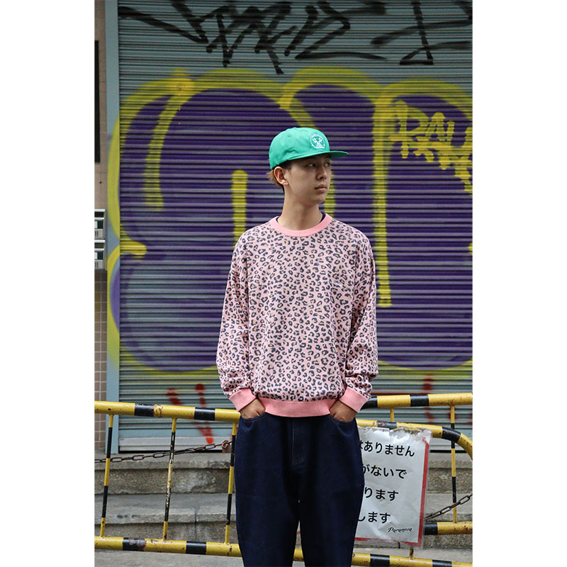 MONTLEY(モーレー)/ LEOPARD CREW KNIT -3COLOR-