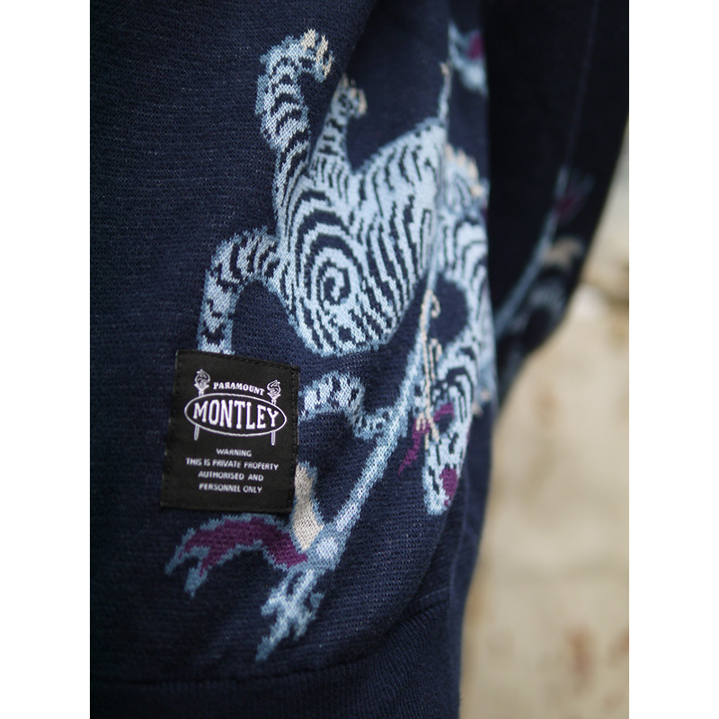 MONTLEY(モーレー)/ TIGER CREW KNIT -2.COLOR-