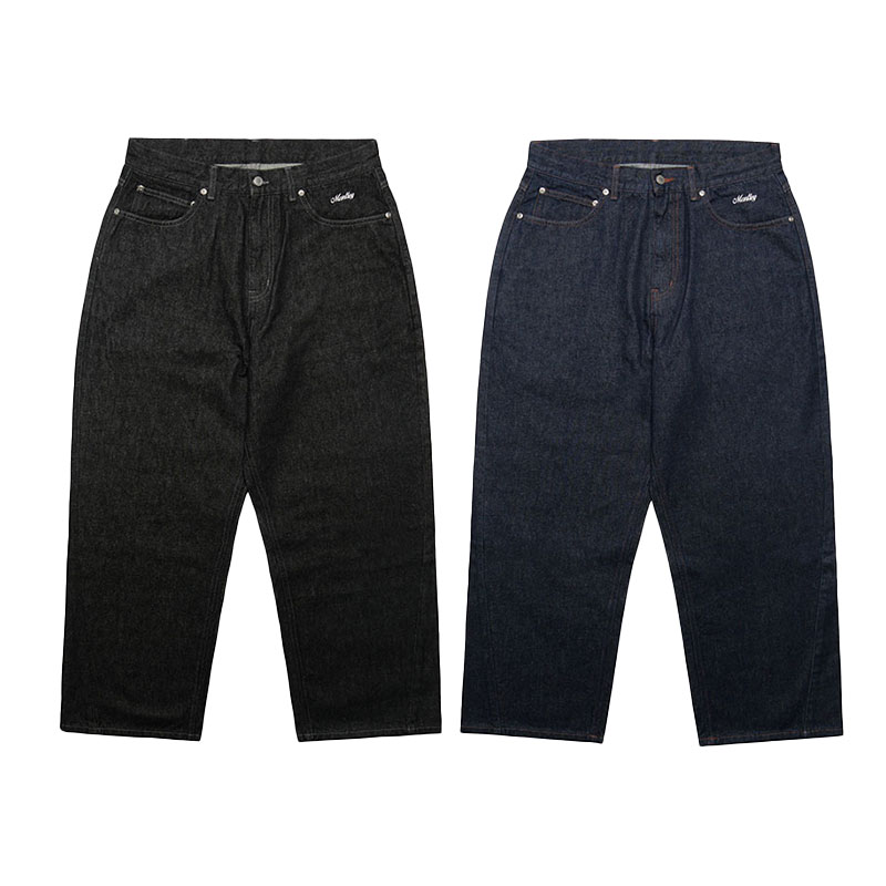 MONTLEY(モーレー)/ BAGGY DENIM PANTS -2COLOR-