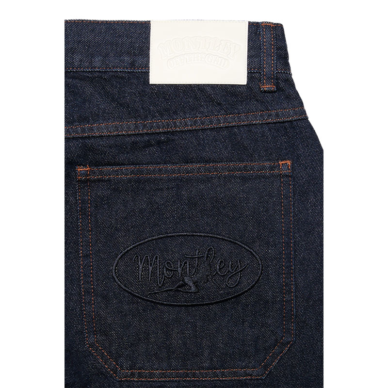 MONTLEY(モーレー)/ BAGGY DENIM PANTS -2COLOR-