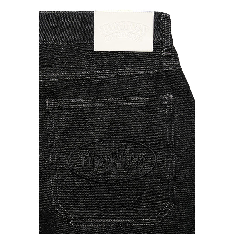 MONTLEY(モーレー)/ BAGGY DENIM PANTS -2COLOR-