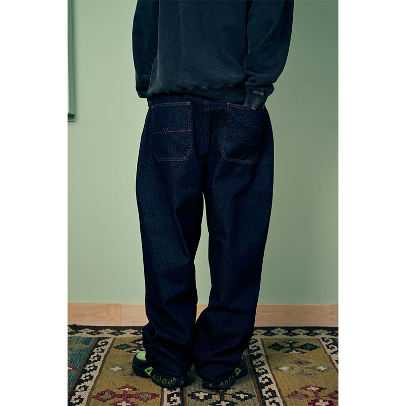 MONTLEY(モーレー)/ BAGGY DENIM PANTS -2COLOR-