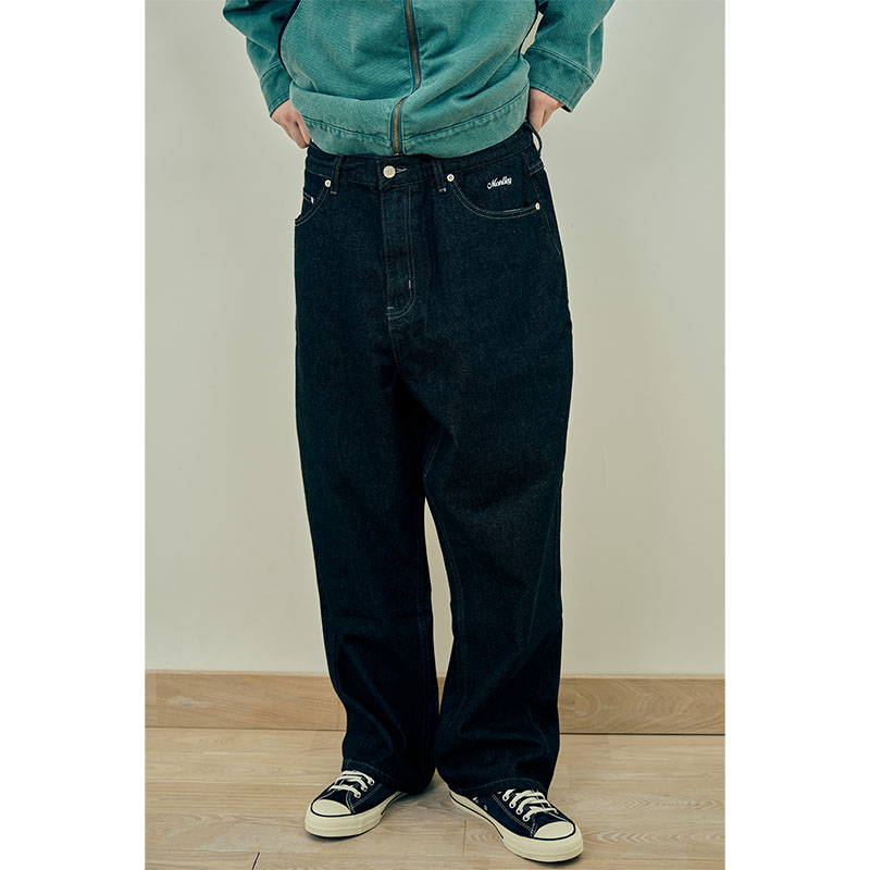 MONTLEY(モーレー)/ BAGGY DENIM PANTS -2COLOR-