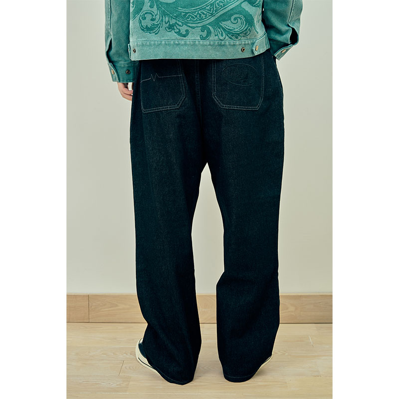 MONTLEY(モーレー)/ BAGGY DENIM PANTS -2COLOR-
