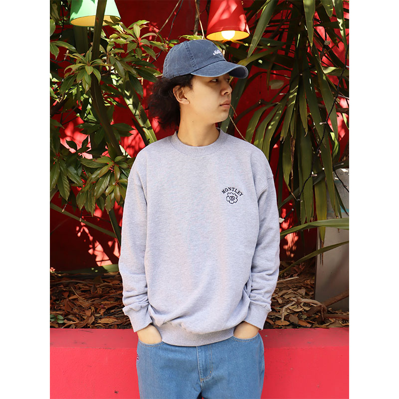 MONTLEY(モーレー)/ FELT FLOWER CREW SW -3.COLOR-