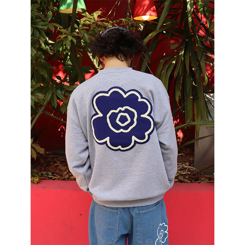 MONTLEY(モーレー)/ FELT FLOWER CREW SW -3.COLOR-