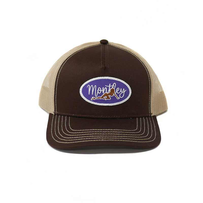 MONTLEY(モーレー)/ GIRL WAPPEN MESH CAP -2.COLOR-(BROWN)