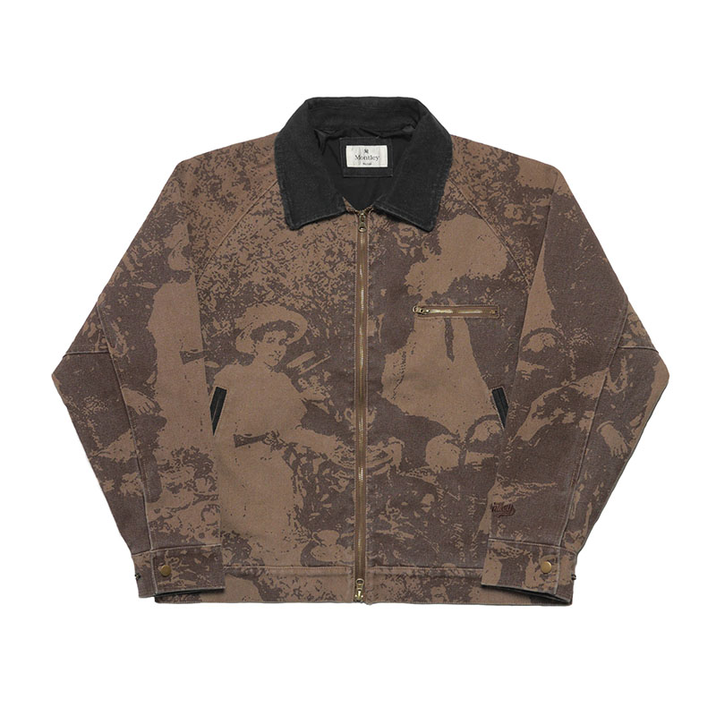 MONTLEY(モーレー)/ GARDEN WASH ZIP JKT -2.COLOR-(BROWN)