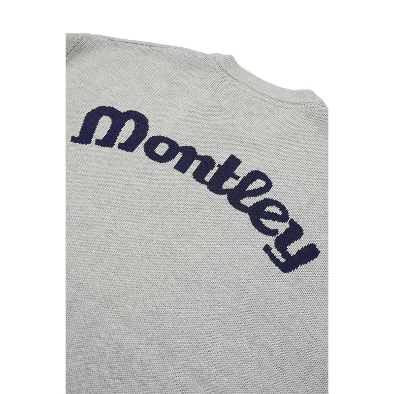 MONTLEY(モーレー)/ LOGO KNIT CREW -3.COLOR-