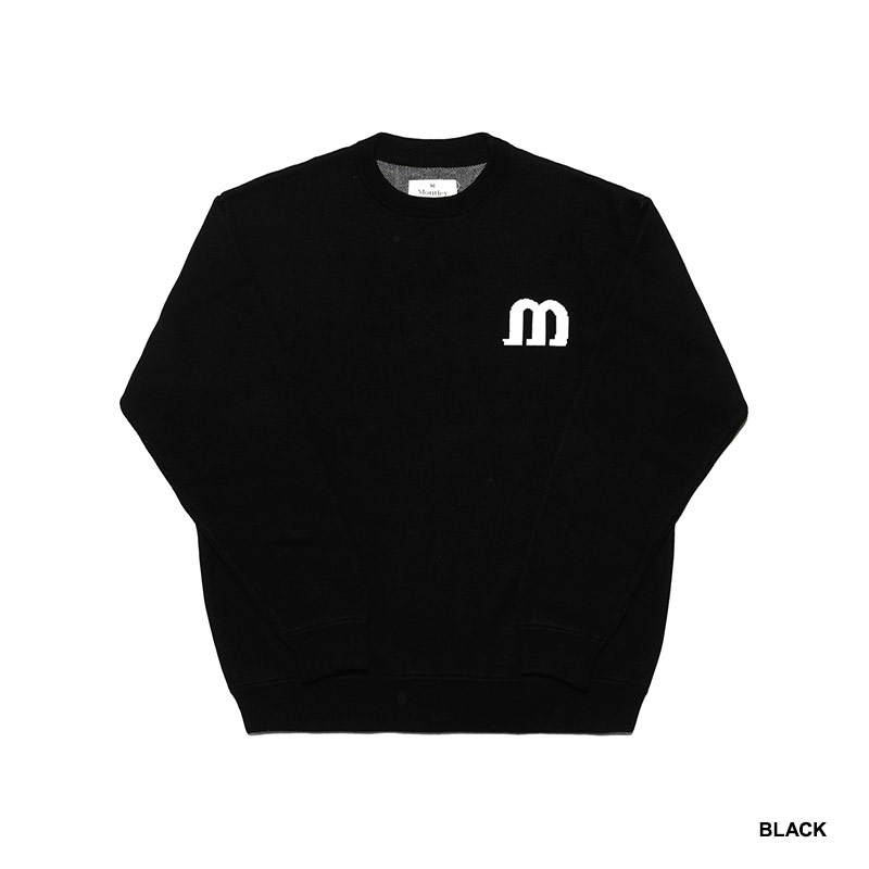 MONTLEY(モーレー)/ LOGO KNIT CREW -3.COLOR-