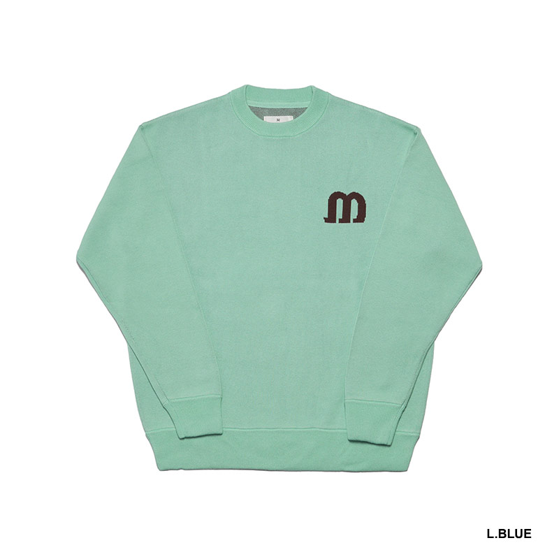 MONTLEY(モーレー)/ LOGO KNIT CREW -3.COLOR-