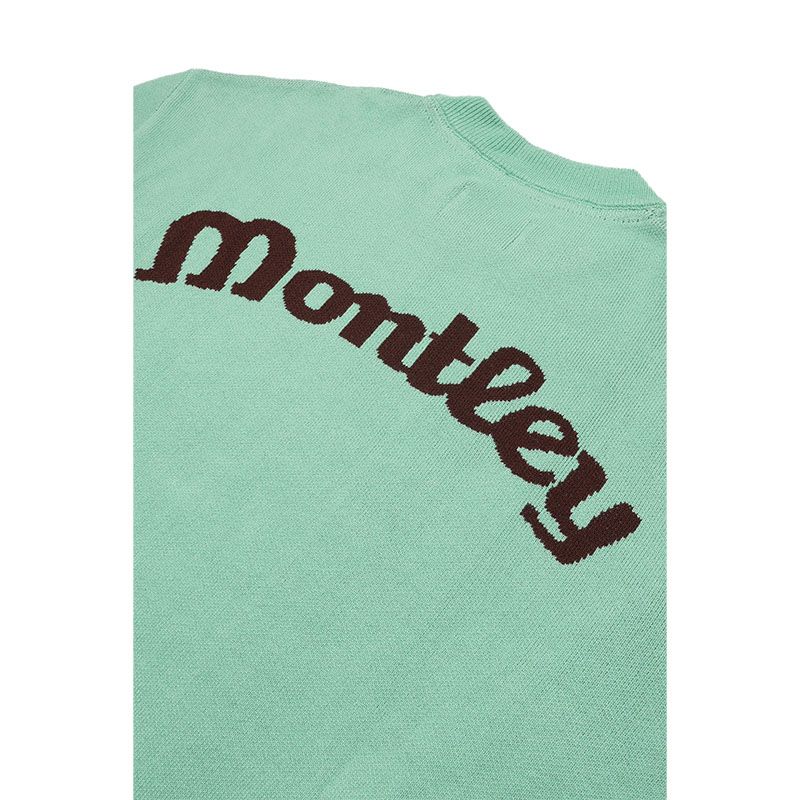 MONTLEY(モーレー)/ LOGO KNIT CREW -3.COLOR-