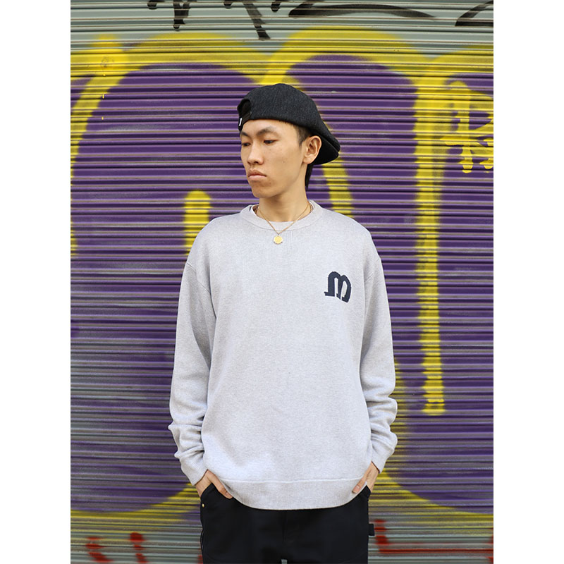 MONTLEY(モーレー)/ LOGO KNIT CREW -3.COLOR-