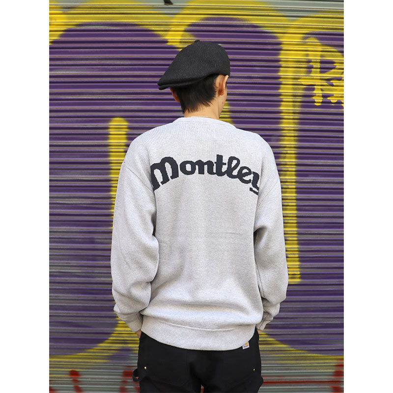 MONTLEY(モーレー)/ LOGO KNIT CREW -3.COLOR-