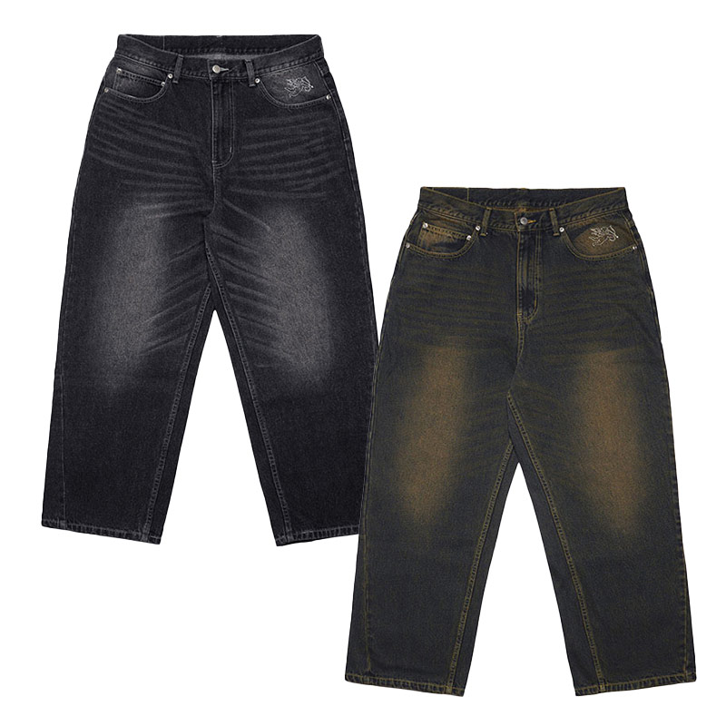 MONTLEY(モーレー)/ BAGGY DENIM PANTS -2.COLOR-