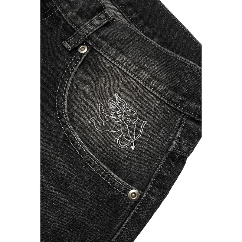MONTLEY(モーレー)/ BAGGY DENIM PANTS -2.COLOR-
