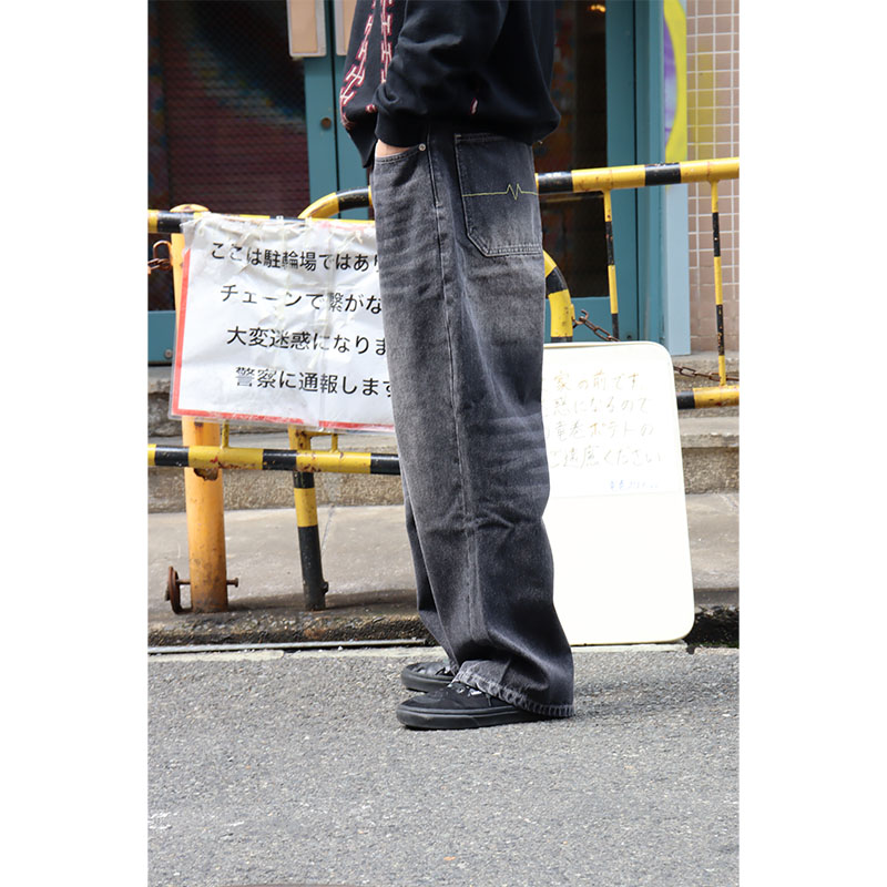 MONTLEY(モーレー)/ BAGGY DENIM PANTS -2.COLOR-