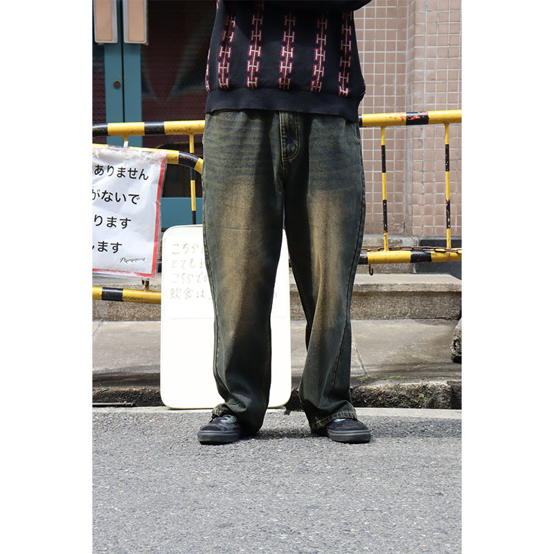 MONTLEY(モーレー)/ BAGGY DENIM PANTS -2.COLOR-