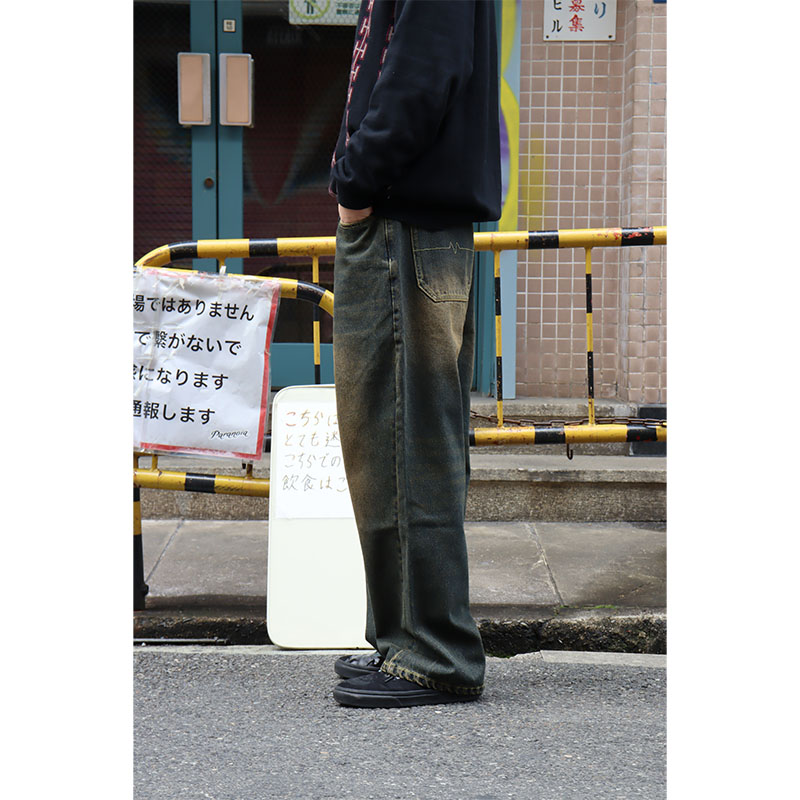 MONTLEY(モーレー)/ BAGGY DENIM PANTS -2.COLOR-