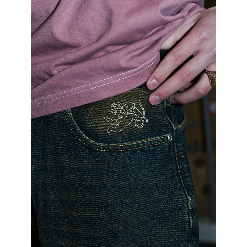 MONTLEY(モーレー)/ BAGGY DENIM PANTS -2.COLOR-