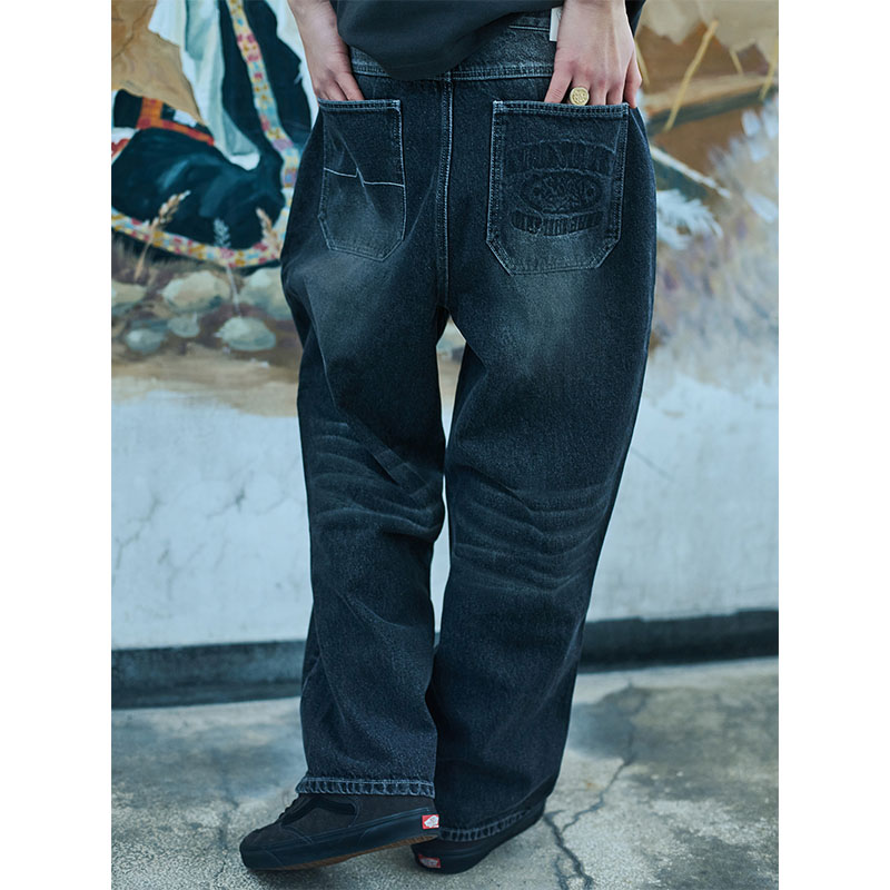 MONTLEY(モーレー)/ BAGGY DENIM PANTS -2.COLOR-