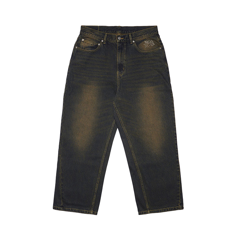 MONTLEY(モーレー)/ BAGGY DENIM PANTS -2.COLOR-(USED.INDIGO)