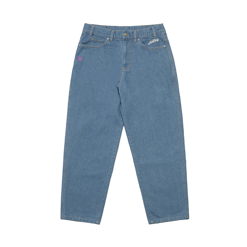 MONTLEY(モーレー)/ FLOWER DENIM PANTS -W.INDIGO-
